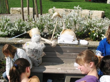 kunstprojektwoche 2009 pappmache 3